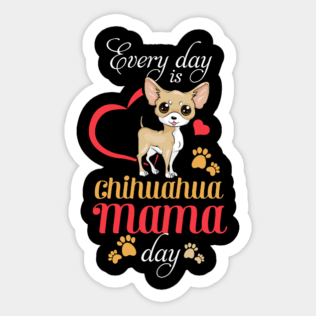 Chihuahua mom Sticker by KittleAmandass